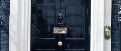 Revolving doors of 10 Downing Street